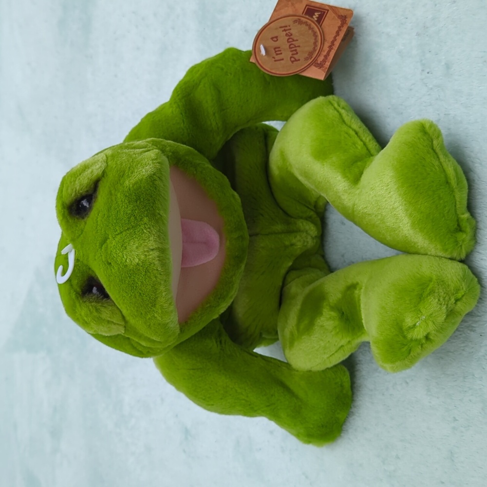 Applause Lou Rankin Herbert frog full body puppet plush new with tags - Picture 6 of 11